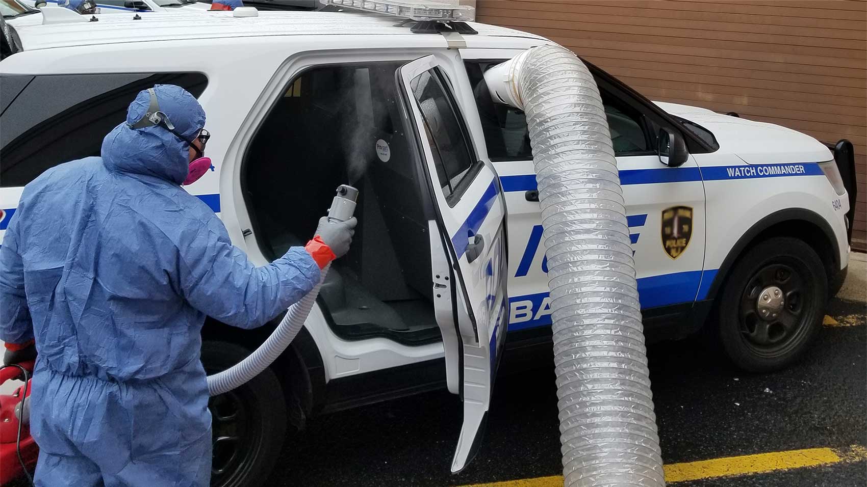 coronavirus disinfecting first responders